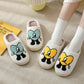 Loving Couple Cotton Slippers