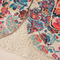 Paisley Floral Sherpa Lined Hooded Jacket