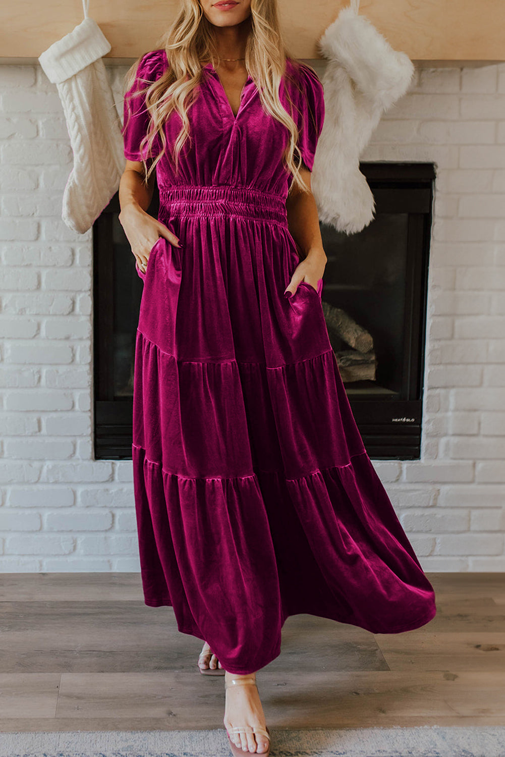 Velvet Maxi Dress