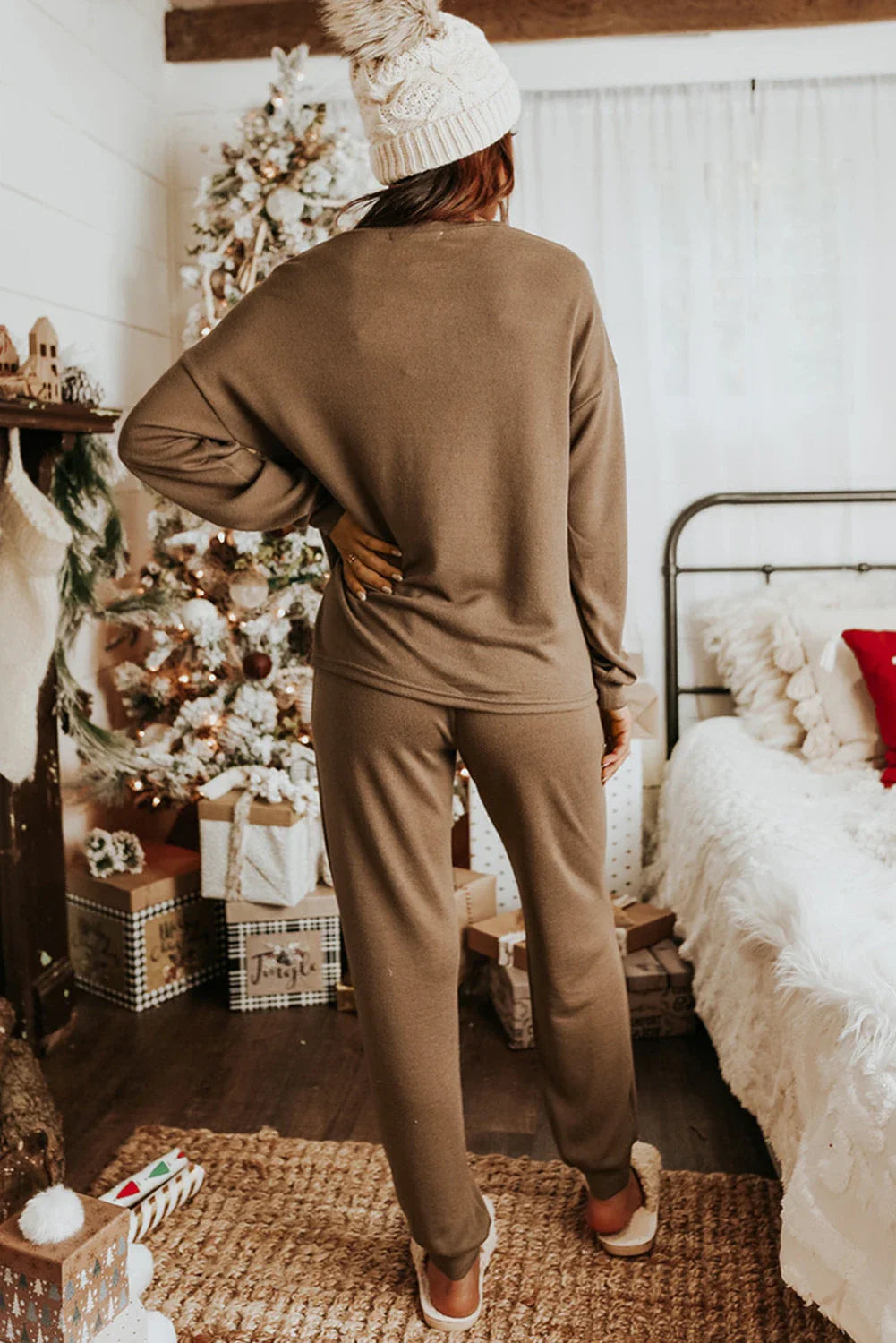 Pullover & Jogger Pants Loungewear Set