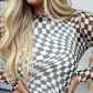 Checkered Mesh Top