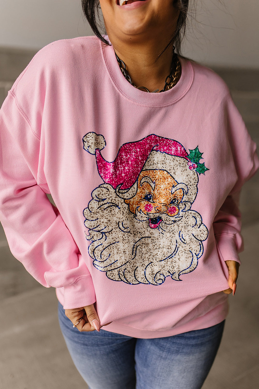 Christmas Claus Graphic Sweatshirt