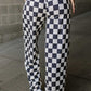 (Pre order/9.25)Checked High Waist Wide Leg Pants