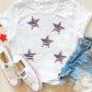 Flag Day Sequin&Graphic Tee