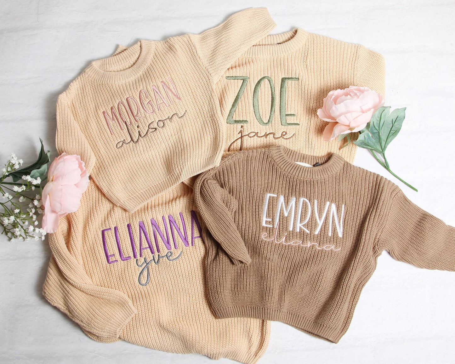 Custom Embroidered Sweaters