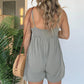 Solid Pockets Flowy Jumpsuit