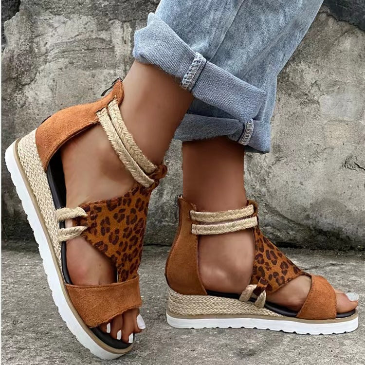 Women's Rope Wedge Sandals