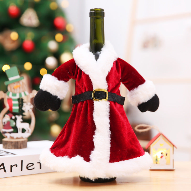 Christmas Wine Bottle Cover Decorations