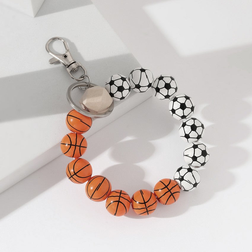 Baseball Bracelet Keychain