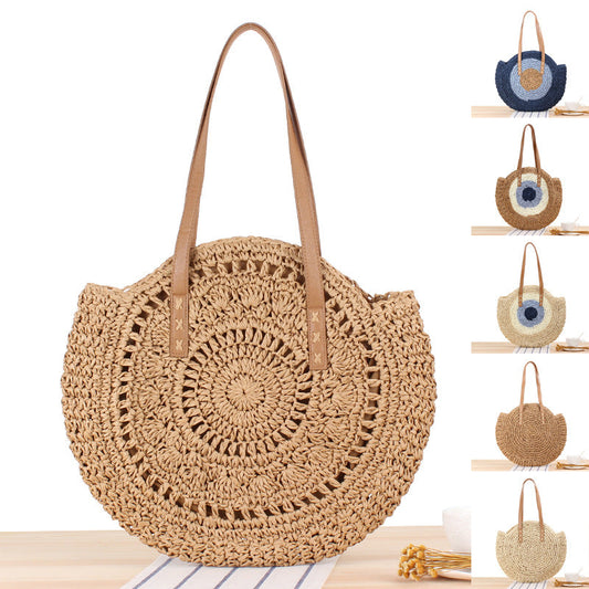 Ladies Straw Beach Bag