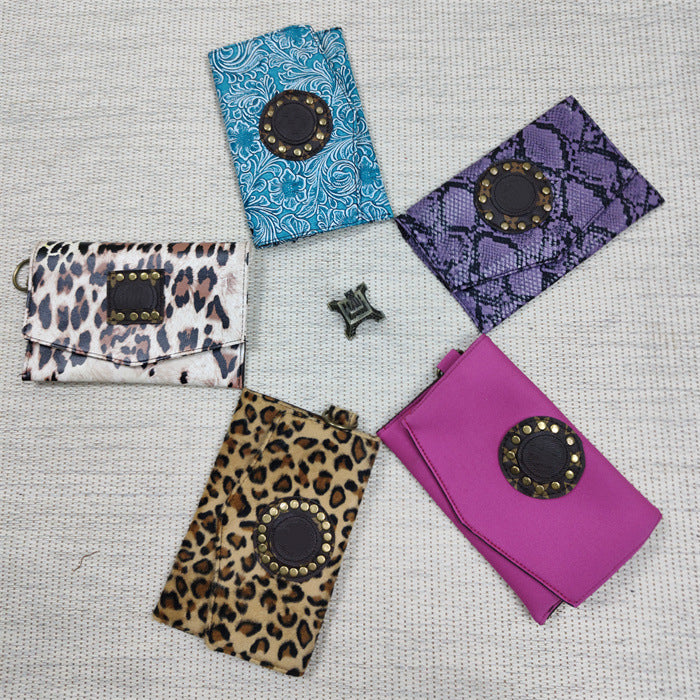 Leopard Print Coin Purse Tote Bag