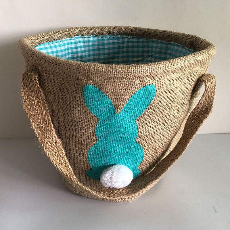 Easter Jute Bunny Pattern Basket