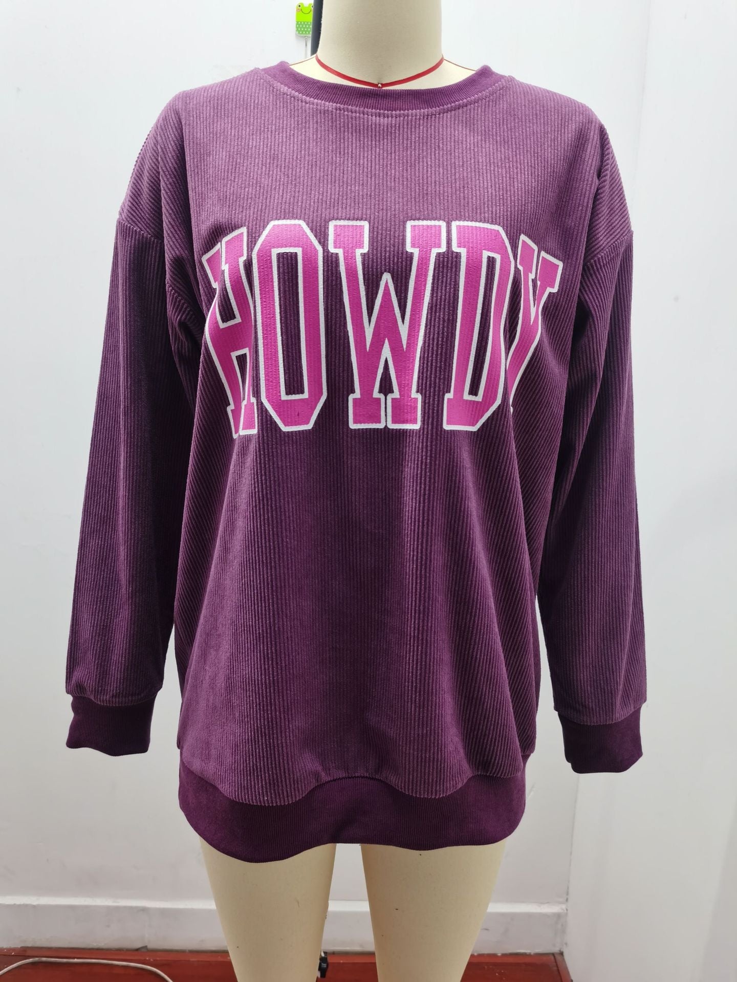 Letter Crew Neck Sweatshirt