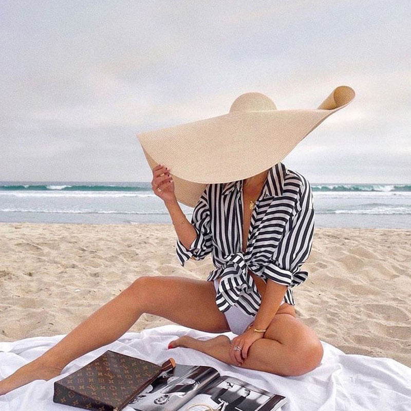 Beach Sunshade Straw Hat