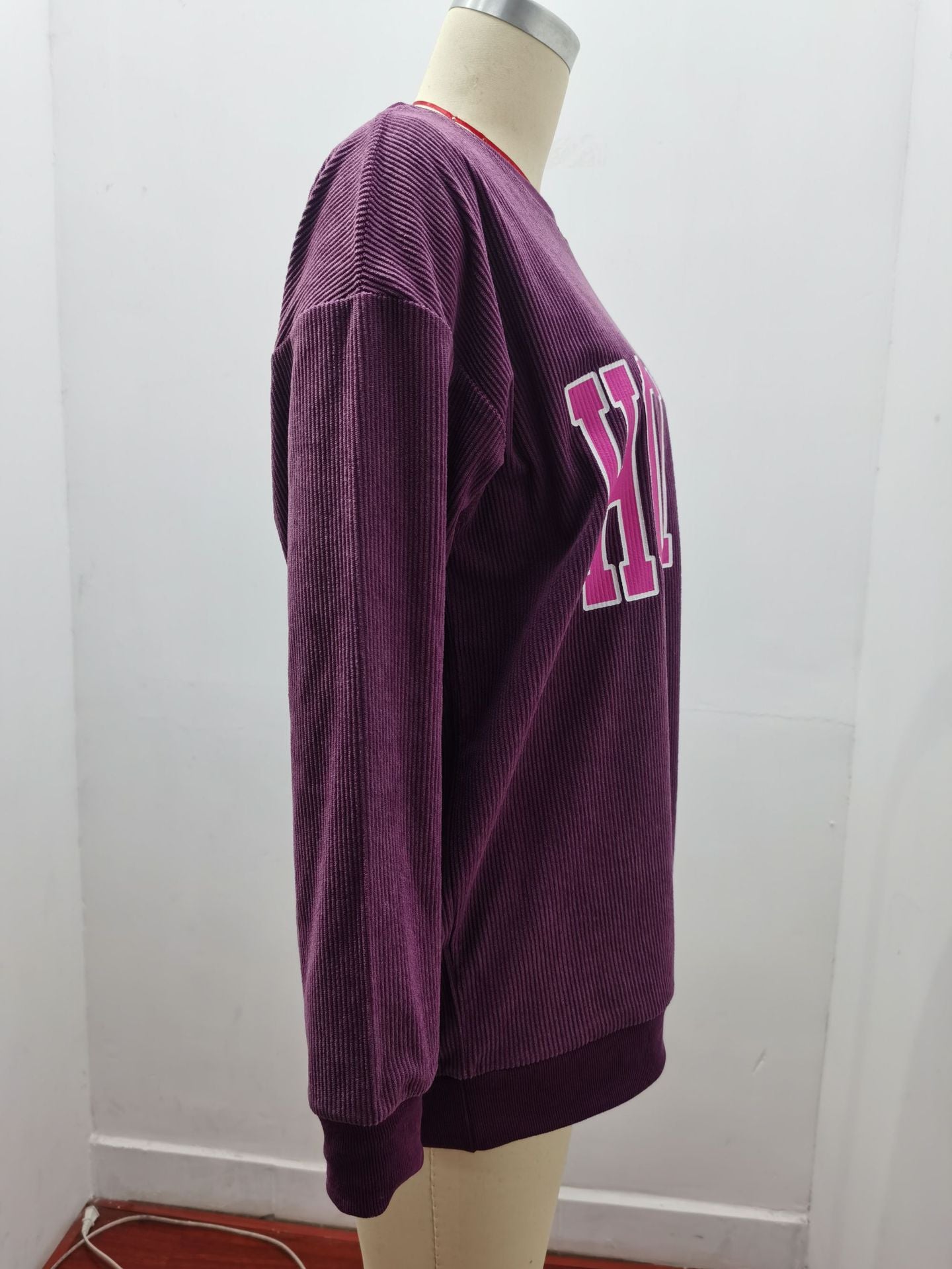 Letter Crew Neck Sweatshirt