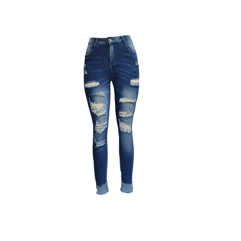 Stretch Ripped Jeans