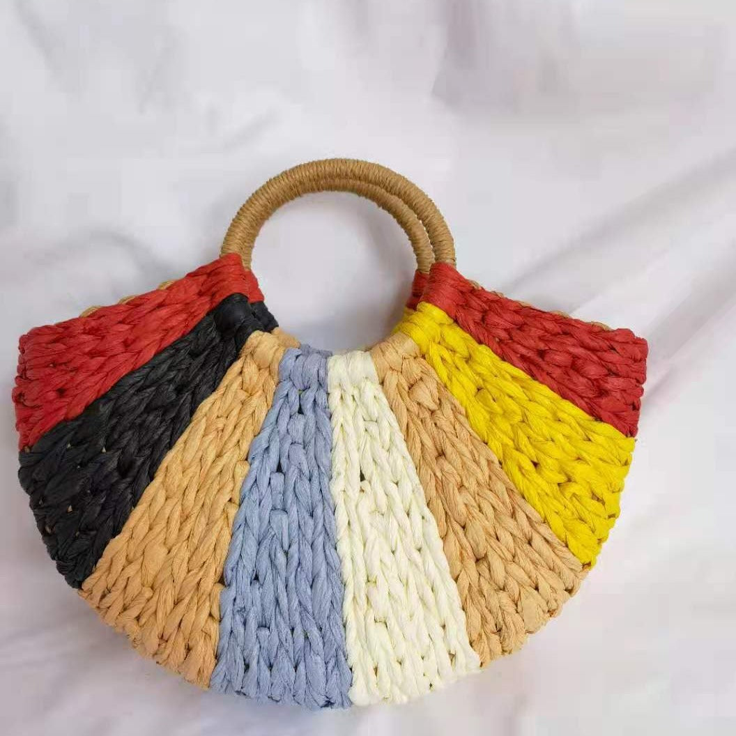 Women's Straw Summer Beach Tote