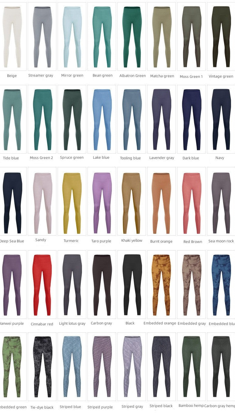 Multicolor High Waist Yoga Pants