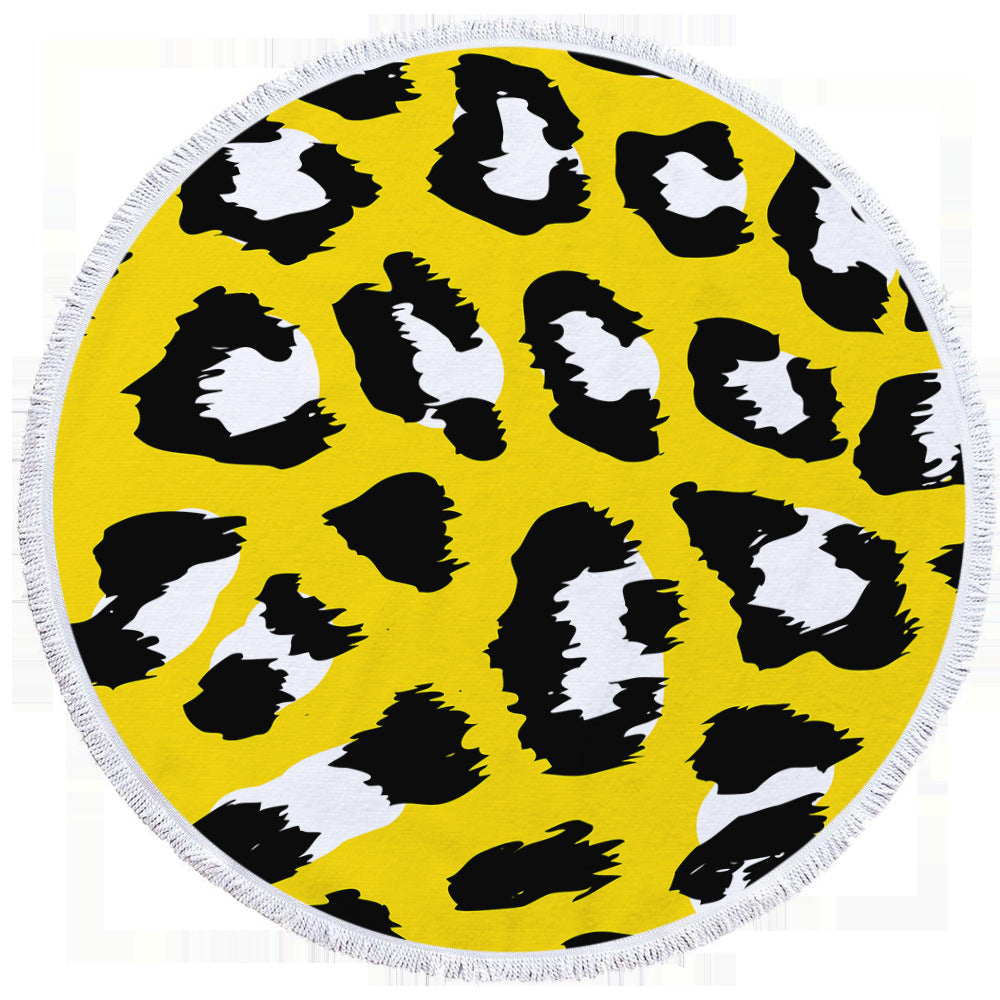 Leopard Print Beach Towel