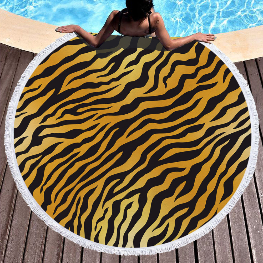 Leopard Print Beach Towel