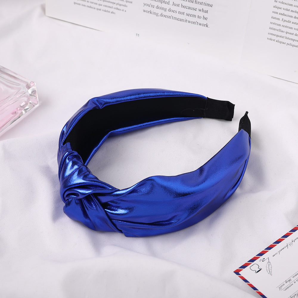 New Bright Color PU Headband|3PCS