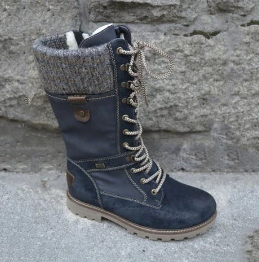 Women's Woolen Mid Mouth Boots