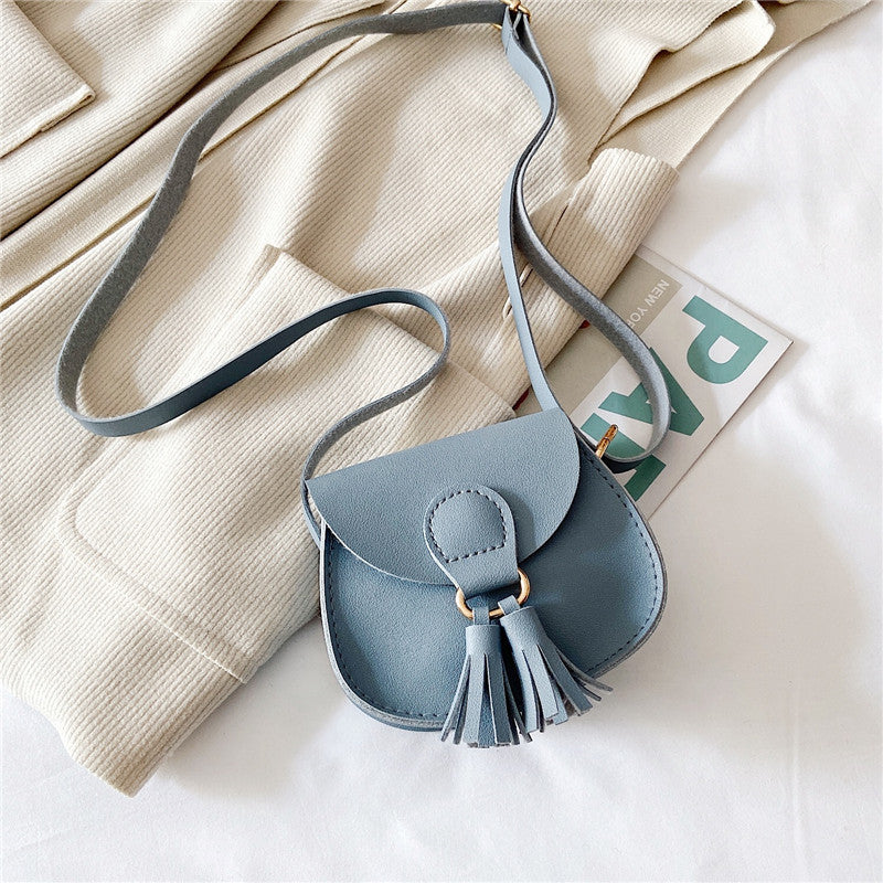 Mini Lovely Tassel Trim Crossbody Bag