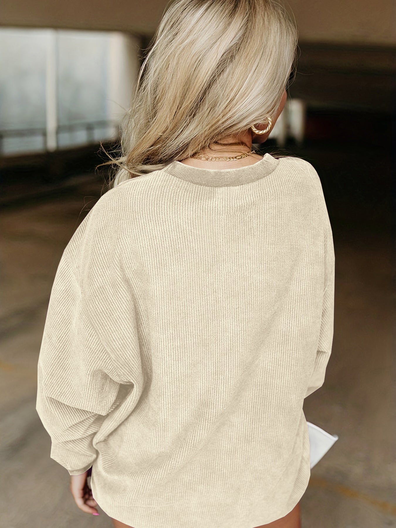 Letter Crew Neck Sweatshirt