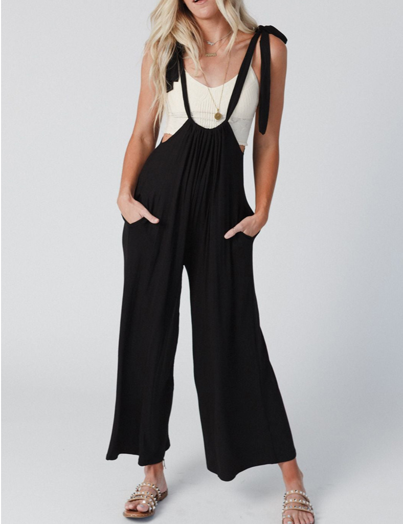 Sleeveless Adjustable Overalls