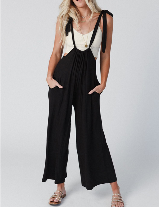 Sleeveless Adjustable Overalls