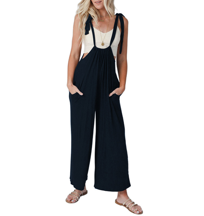 Sleeveless Adjustable Overalls