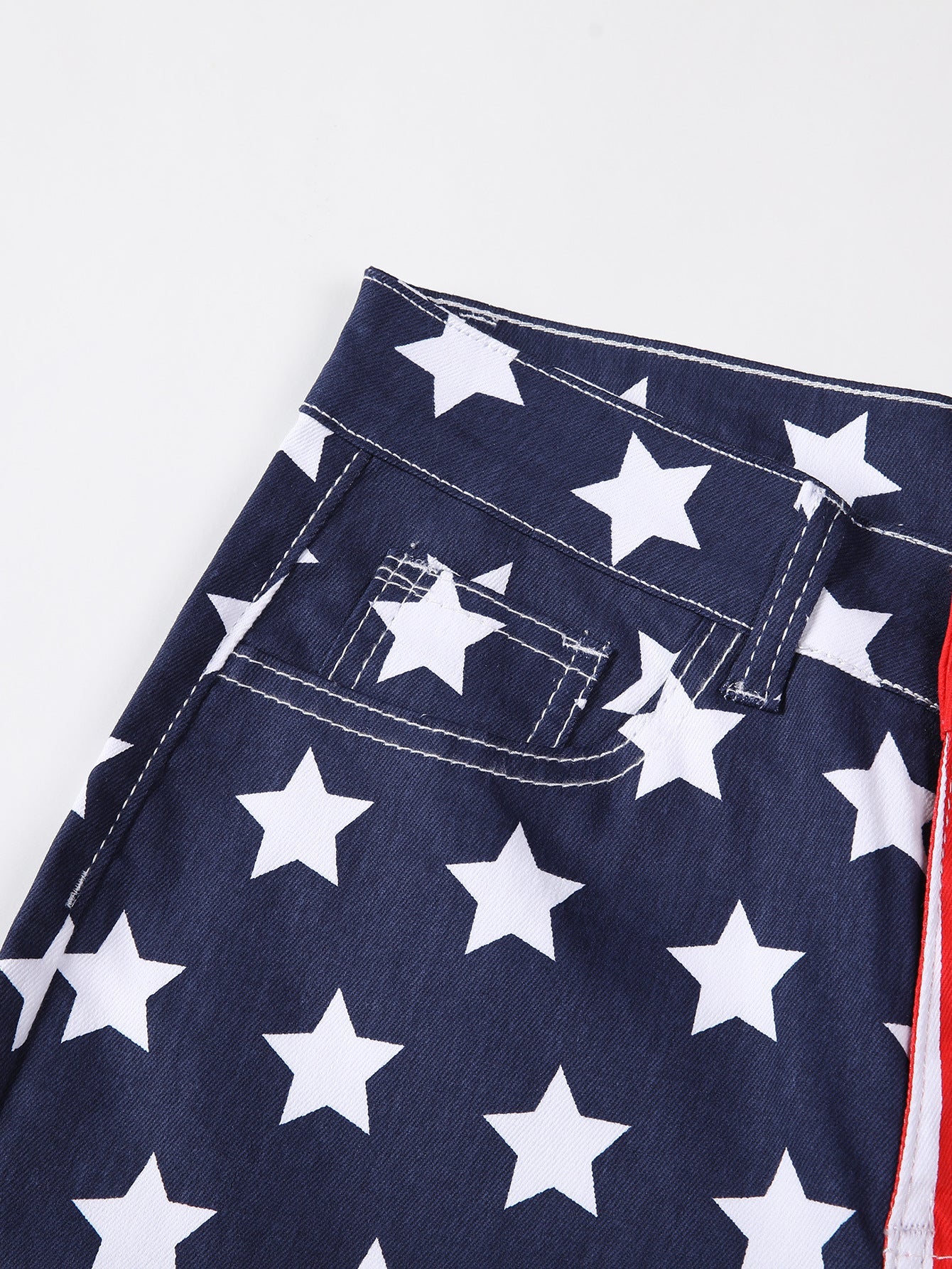 Flag Parent-child Flared Jeans