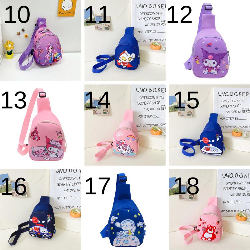 Cartoon Children's Chest Bag