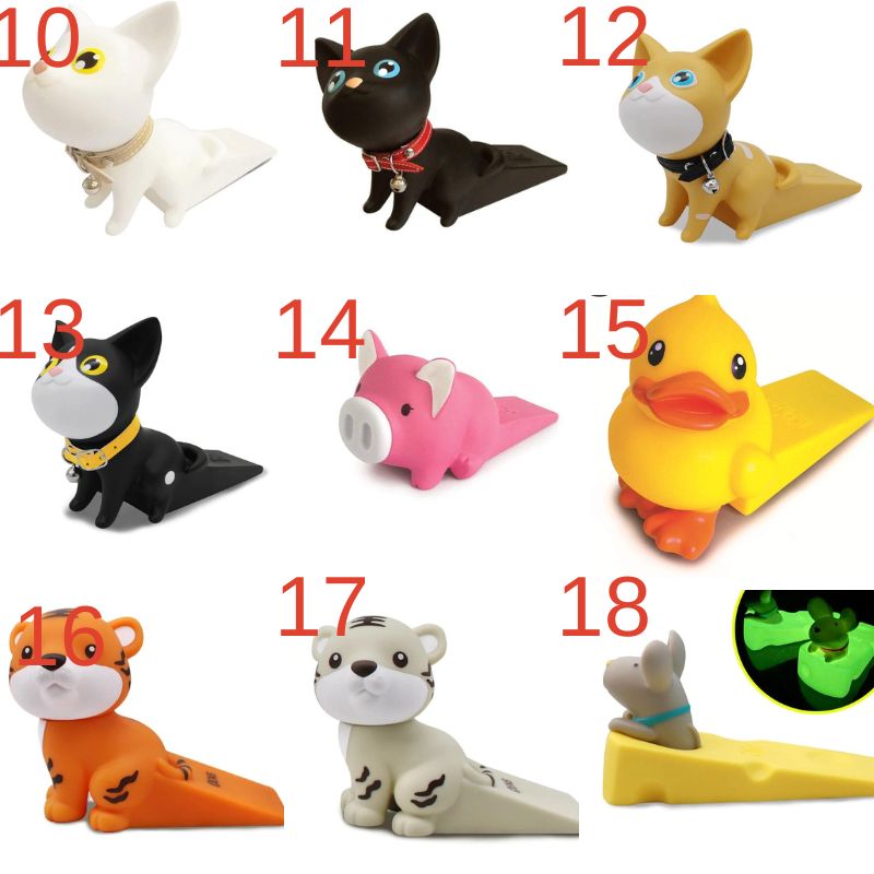 Animal Cute Home Safety Plastic Door Stopper