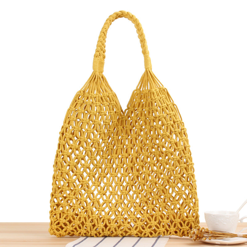 Women's Beach Handbag Woven Tote