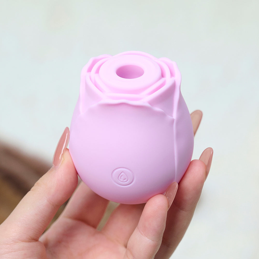 RTS-Silicone Rose Toy-Pink