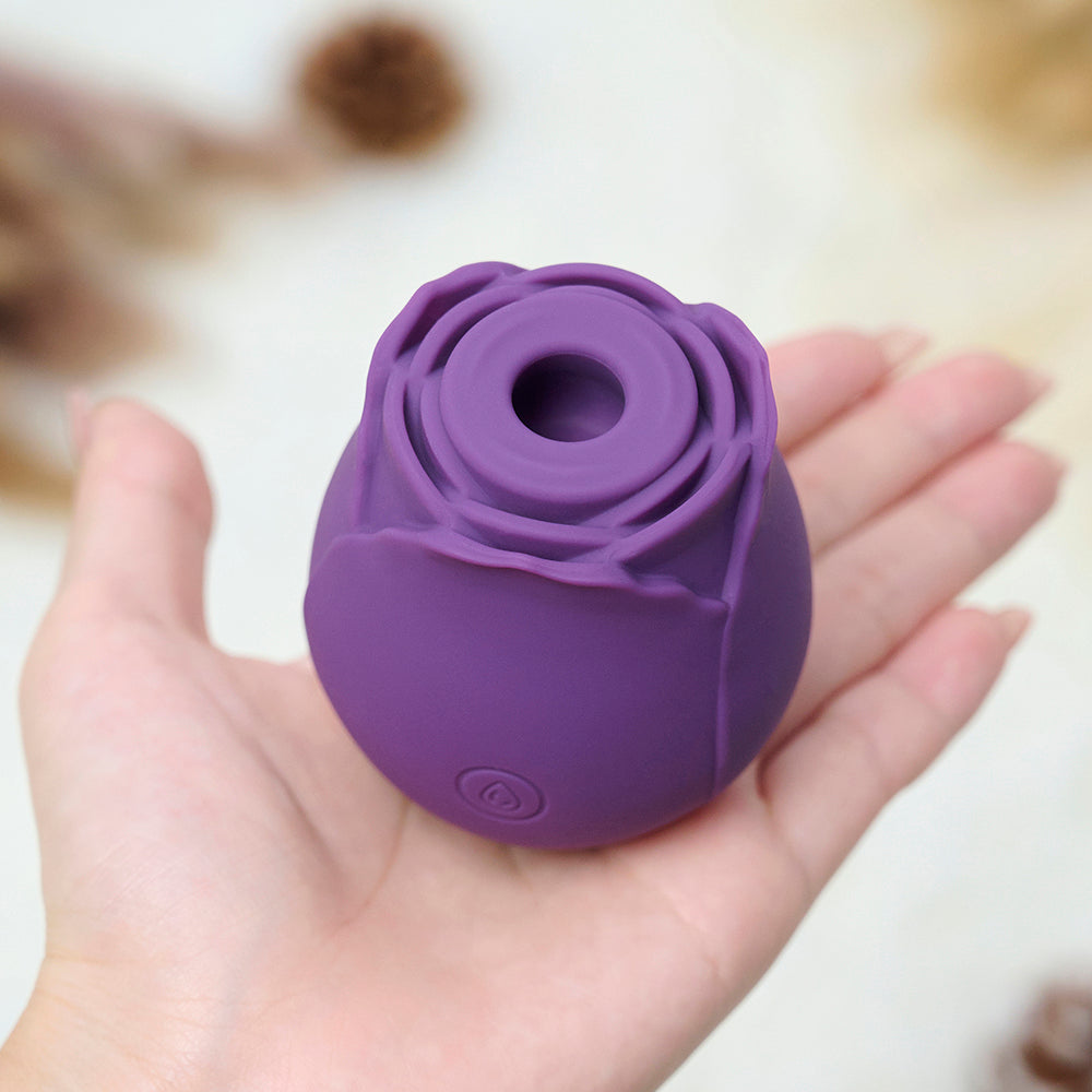 RTS-Silicone Rose Toy-Purple