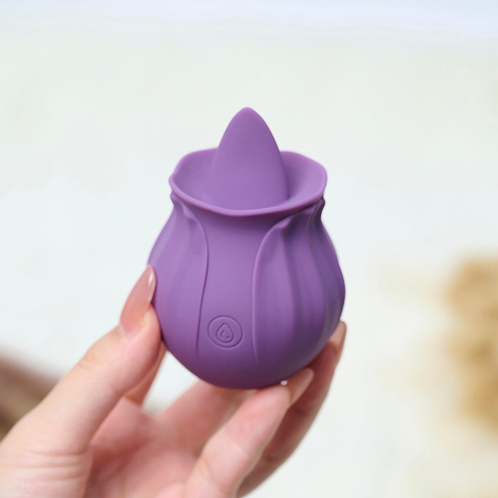 RTS-Rose Toy with Tongue-Purple