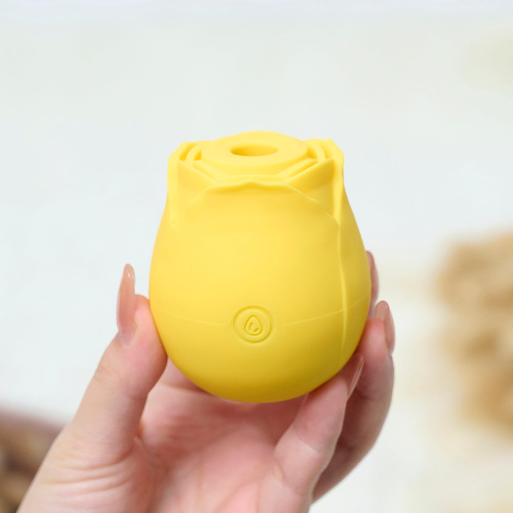 Silicone Rose Toy-Yellow