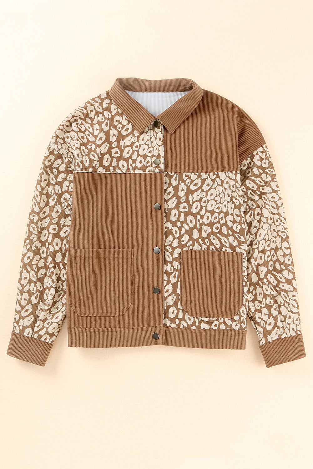 Leopard Corduroy Jacket