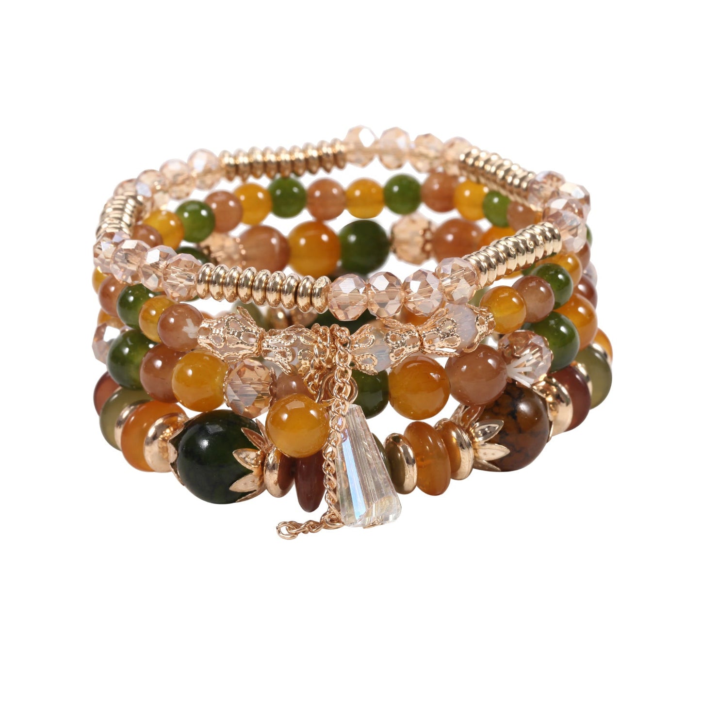 Colored Glass Crystal Bracelet