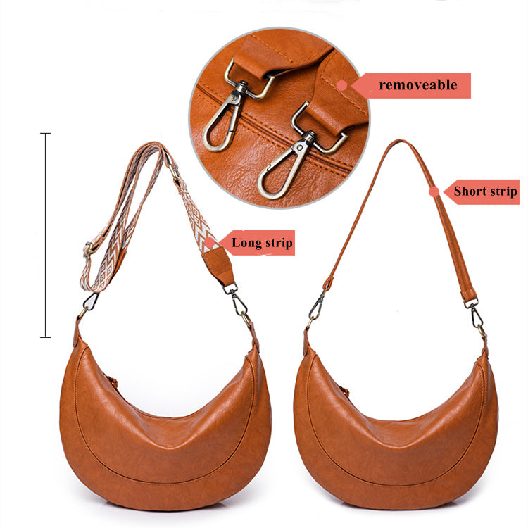 Crescent Tote Bag Crossbody Purse For Women