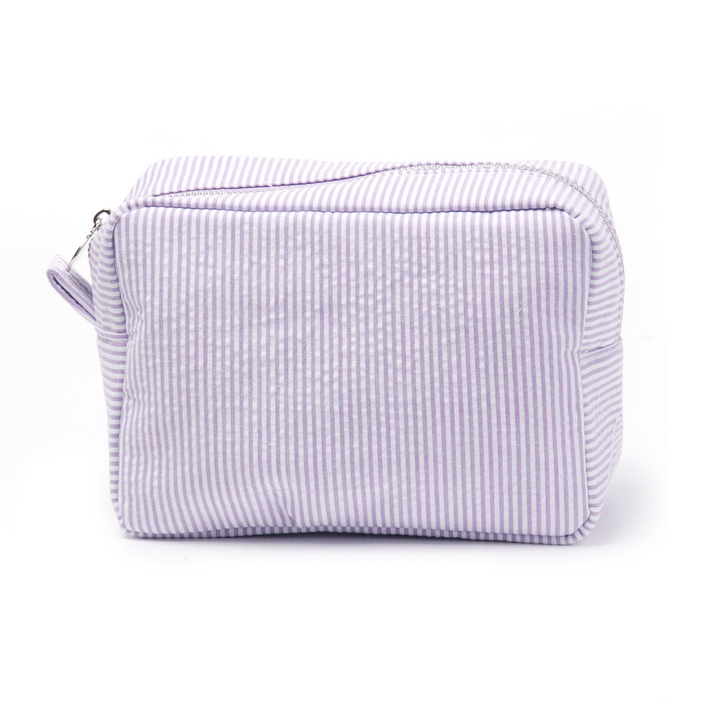 Seersucker Cosmetic Bag