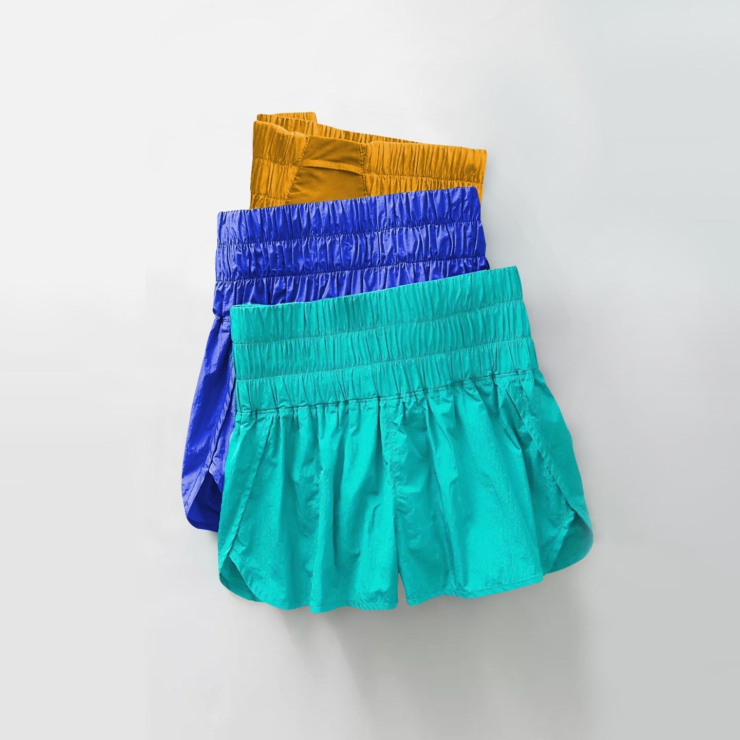 Multicolor High Rise Lounge Shorts