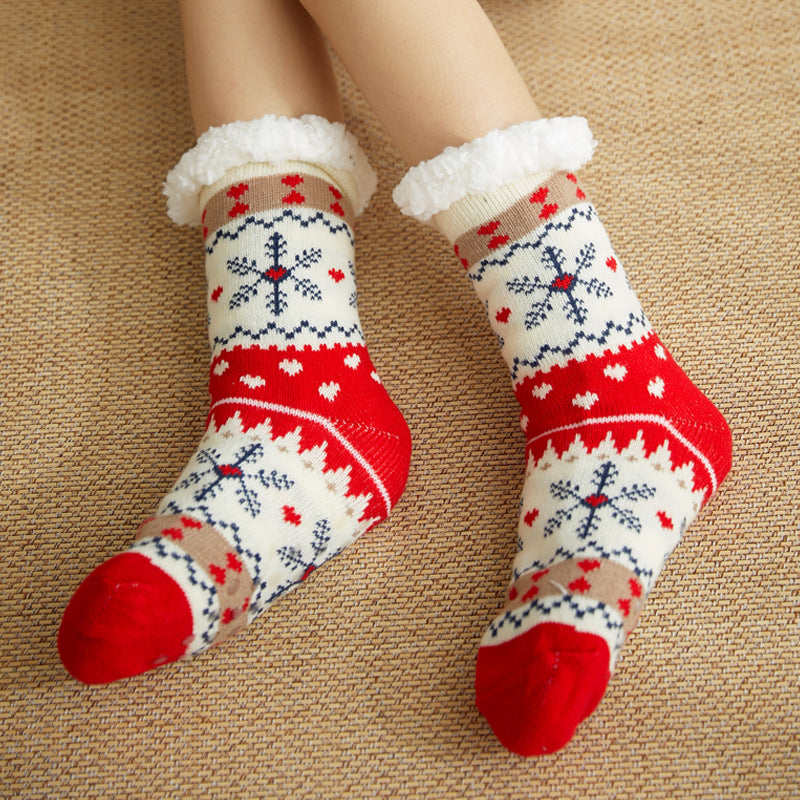 Women Cute Fuzzy Slipper Socks Floor Socks