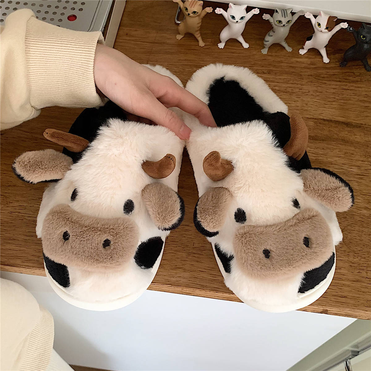 Cute Cow Cotton Slippers - KOC