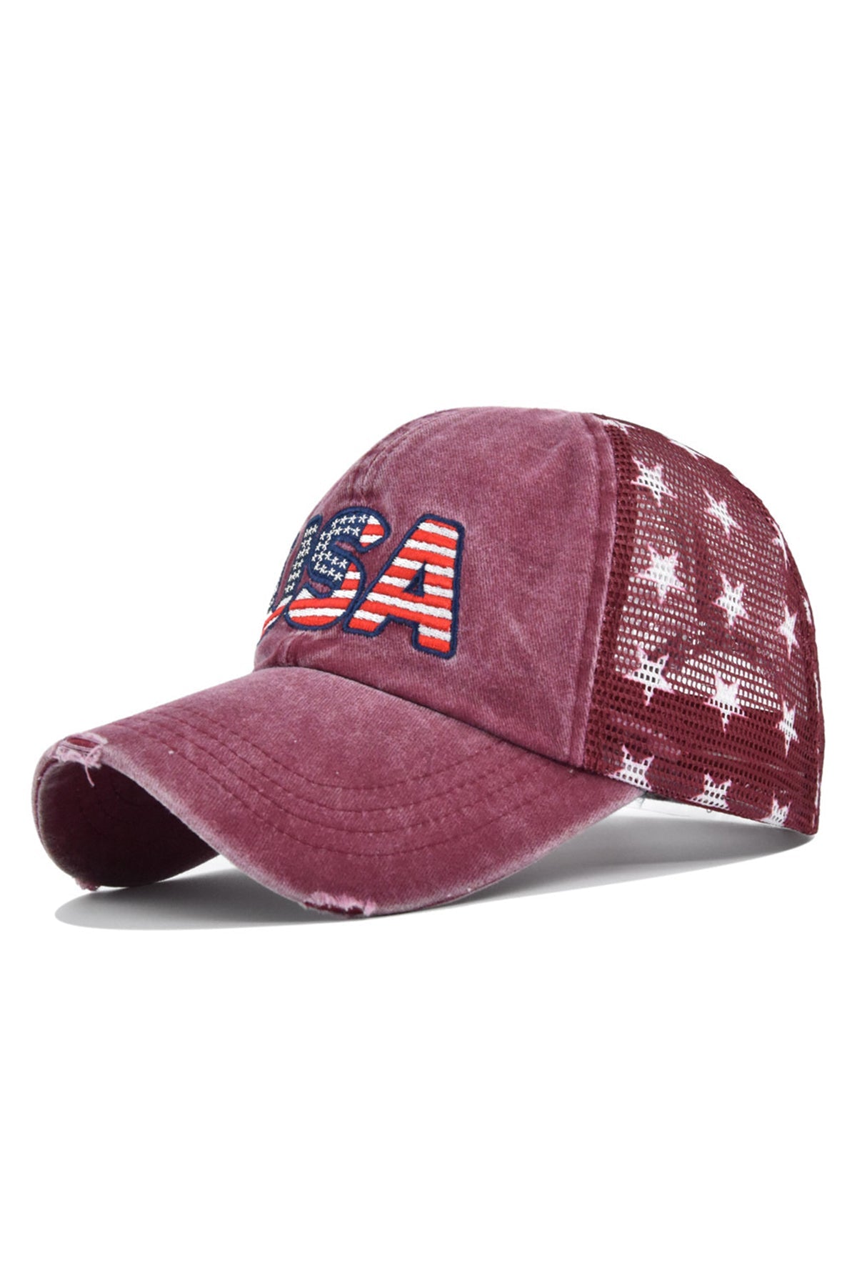 USA Flag Stars Baseball Cap