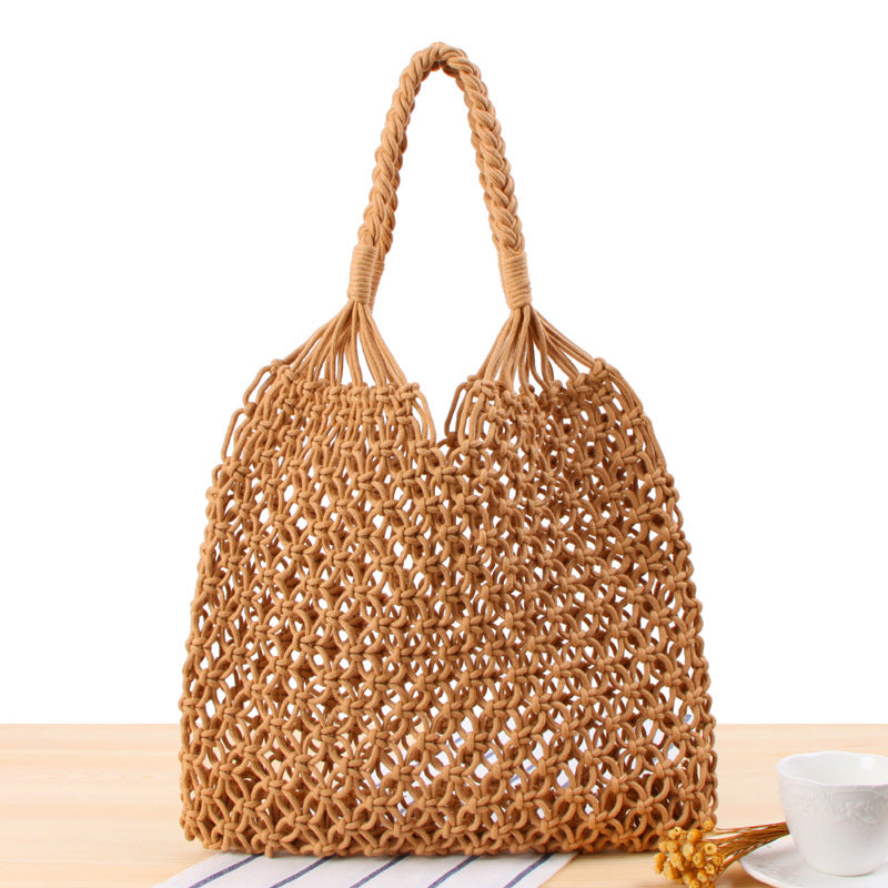 Women's Beach Handbag Woven Tote