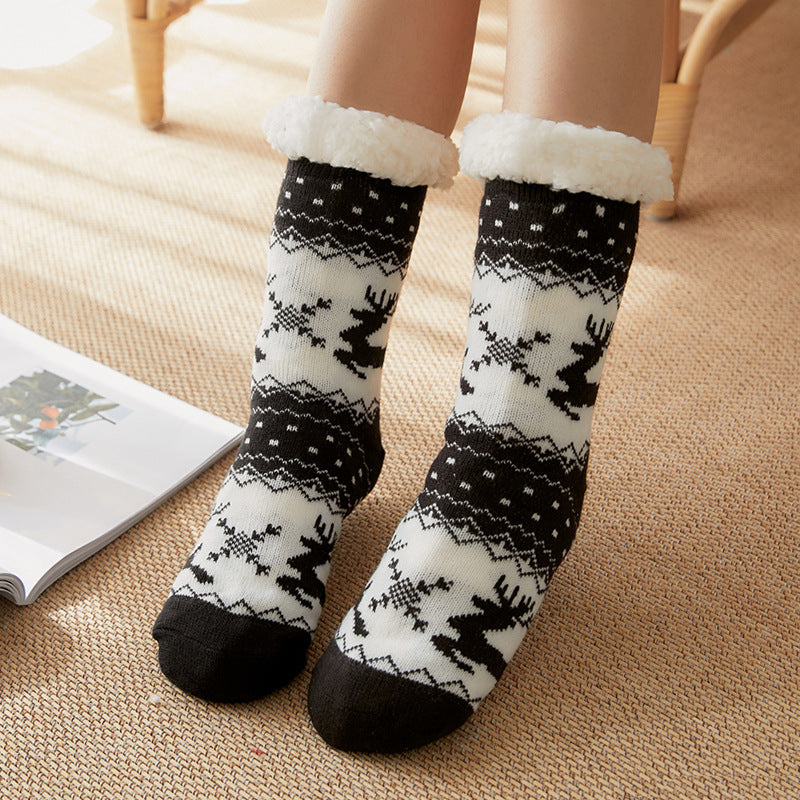 Women Cute Fuzzy Slipper Socks Floor Socks