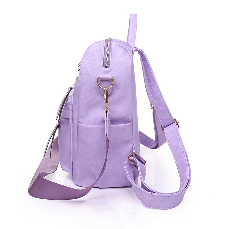 Women Fashion Backpack Purse Macaron Backpack